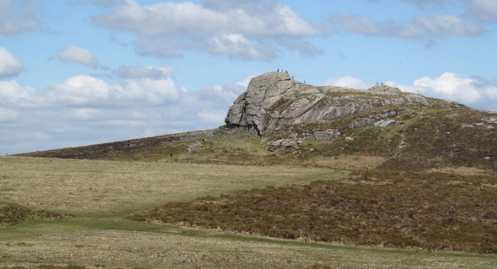 View of a tor on Dartmoor