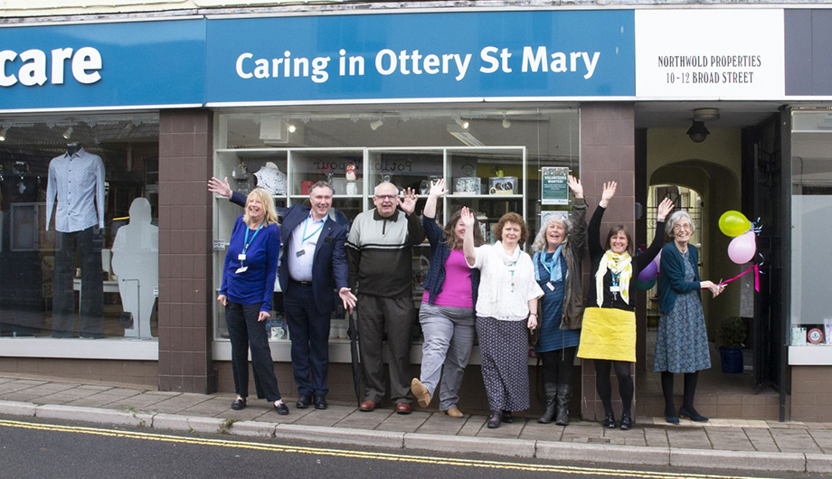 Ottery shop re-opened by long-serving volunteer