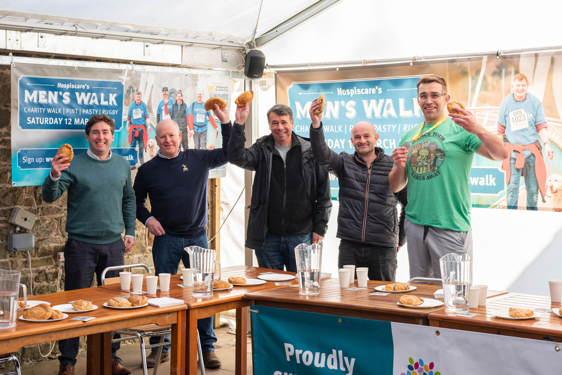 Local businesses sink their teeth into competition with Men’s Walk launch stunt