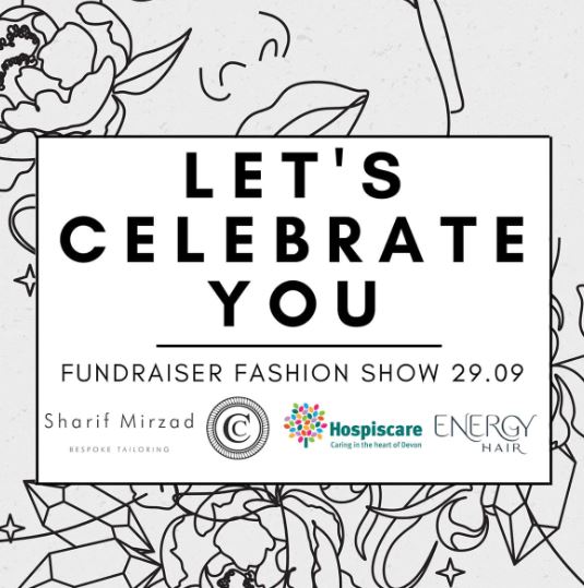 An advert for a charity fashion show