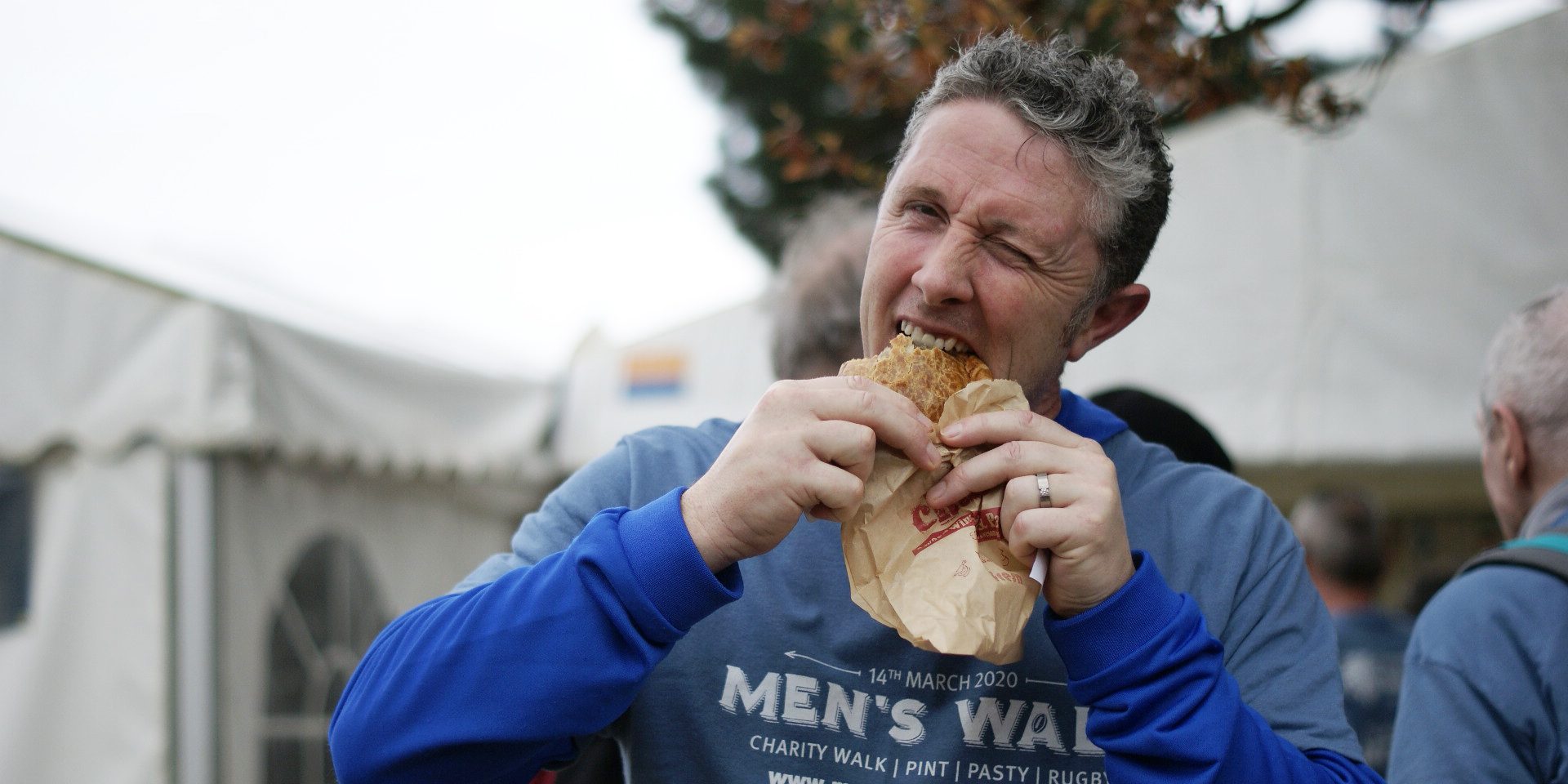 ‘Pasty Man’ approves bespoke baked creation for our much-loved Men’s Walk